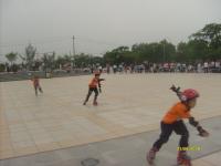 蒙阴的孩子们正在参加比赛